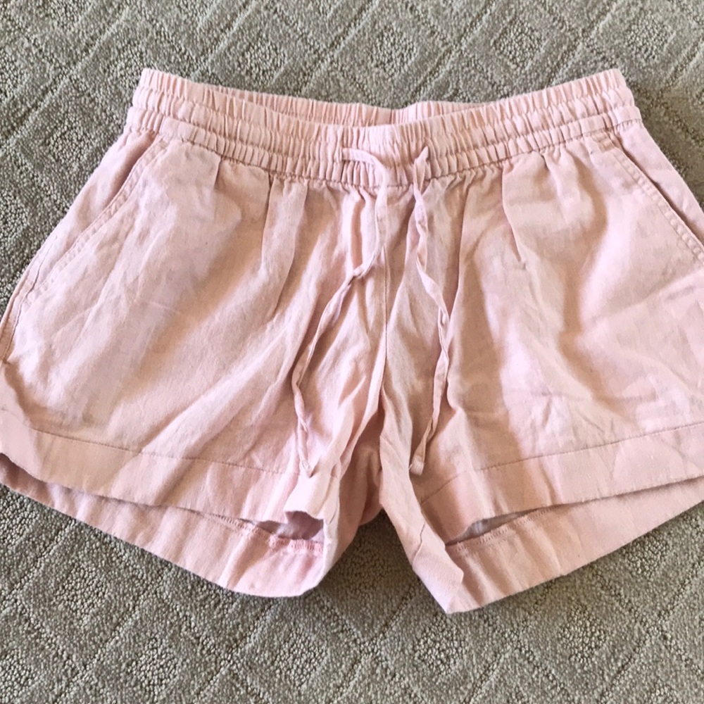 Light Pink Flowy Shorts